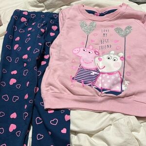 Peppa Pig girls set 2T